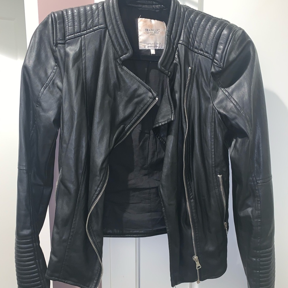 Zara Motorcycle Leather Jacket